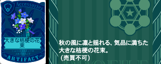 大きな桔梗の花束